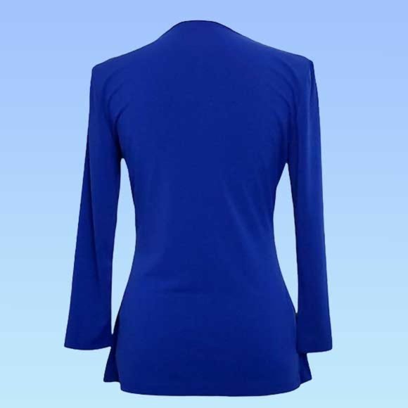 INC International Concepts 3 Ring Neckline Top - Picture 2 of 4